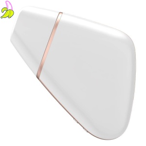 Wibrator - Love Triangle Air Pulse Stimulator + Vibration White