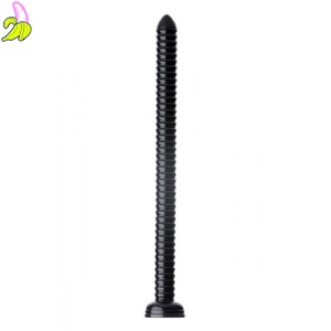 Ribbed Anal Snake - 19 Inch