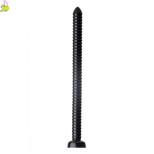Ribbed Anal Snake - 19 Inch