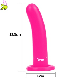 Silicone Holy Dong Medium Pink