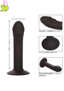 Curved Anal Stud Black