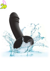Curved Anal Stud Black