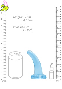 Non Realistic Dildo with Suction Cup - 4,5"/11,5 cm