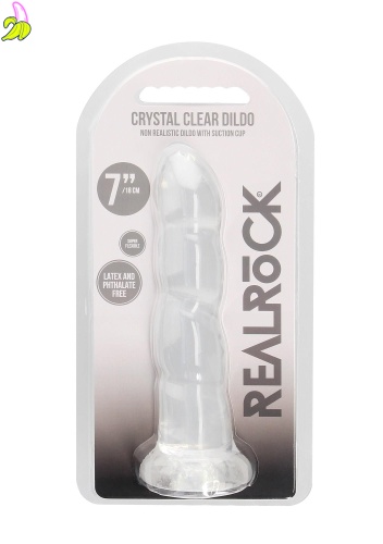 Non Realistic Dildo with Suction Cup - 7"/17 cm