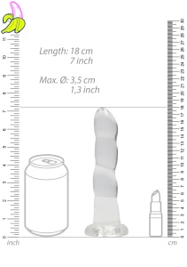Non Realistic Dildo with Suction Cup - 7"/17 cm