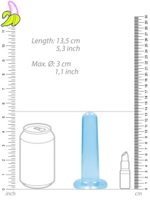 Non Realistic Dildo with Suction Cup - 5,3"/13,5 cm