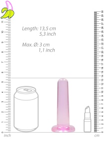 Non Realistic Dildo with Suction Cup - 5,3"/13,5 cm