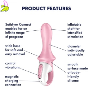 Air Pump Booty 5 Connect App red
