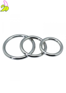Timeless metal rings (3 pcs)
