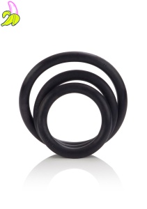 Rubber Ring - 3 Piece Set Black