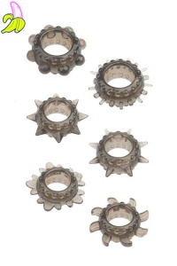 MENZSTUFF 6PC STRETCHEABLE RING SET