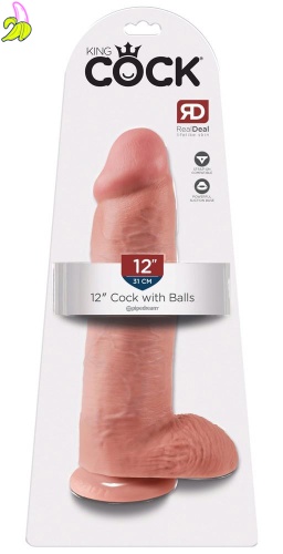 King Cock with balls 12 inch