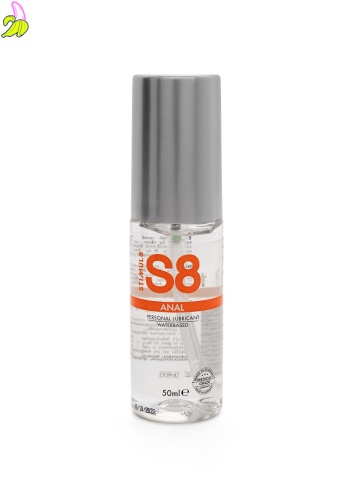 S8 WB Anal Lube 50ml Natural