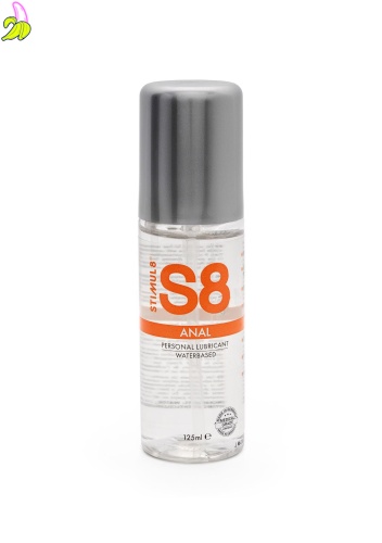 S8 WB Anal Lube 125ml Natural