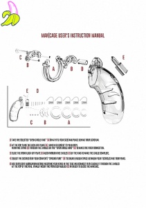 Model 06 - Chastity - 5.5"" - Cock Cage - Transparent