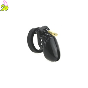 CockLock  Silicone Chastity Devices BLACK -Silikonowa klatka cnoty czarna