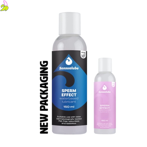 Sensualube sperm effect- Naturalny lubrykant na bazie wody imitujący spermę 150ml