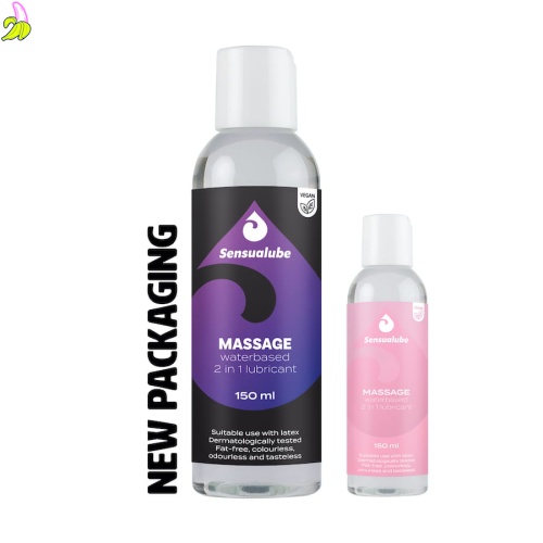 Sensualube massage- Naturalny lubrykant na bazie wody 2w1 150ml