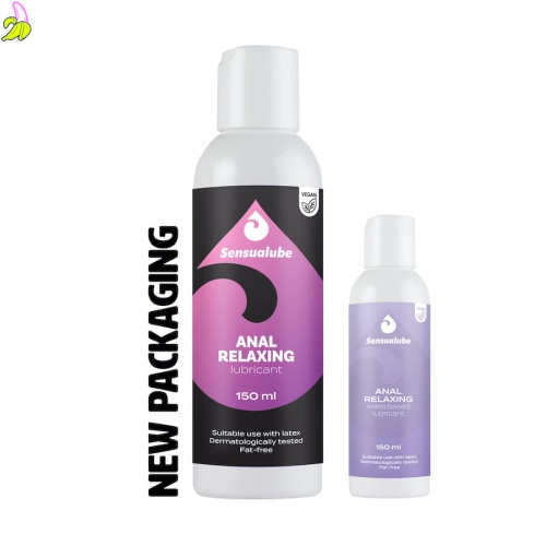 Sensualube Anal Relaxing Waterbased Lubricant- Naturalny lubrykant na bazie wody 150ml