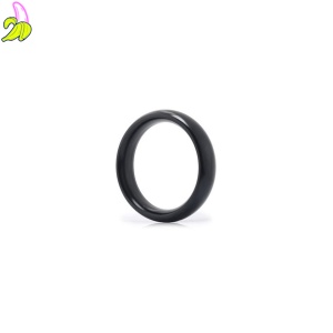 Cockring Round Ring Black - aluminiowy cocring 50mm czarny