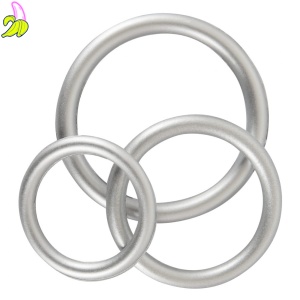 Set of 3 silicone Thin rings - Zestaw 3 silikonowych pierścieni erekcyjnych od 33 do 51mm