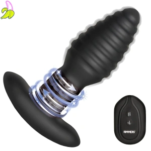 Vibrating Rimming Plug w/ Remote- korek analny z wibracjami