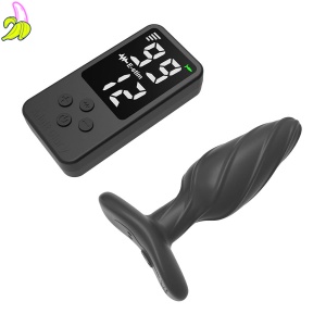 E-Stim Electric Shock Anal Plug Elektro Stymulator z Pilotem