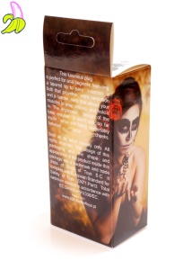 Plug-Jewellery Gold  Heart PLUG- Rose