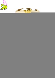 Plug-Jewellery Gold PLUG- Light Blue