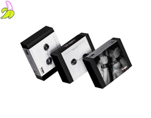 WHIPS Kajdanki męskie z karabińczykami