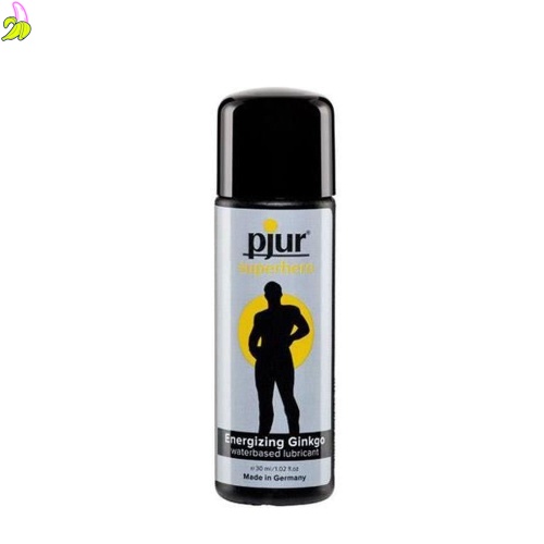 Pjur Superhero glide 30ml. Energizing Ginkgo lubricant