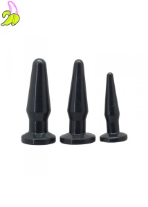 Plug-TPE ANAL PLUG 3 SIZES/ SET