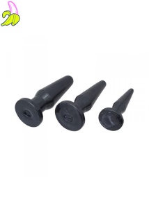 Plug-TPE ANAL PLUG 3 SIZES/ SET