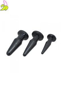 Plug-TPE ANAL PLUG 3 SIZES/ SET