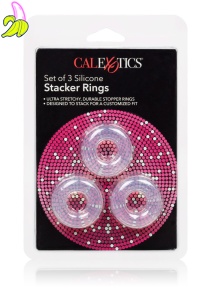 3 Stacker Rings Transparent