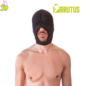 BRUTUS Blind Neoprene Face Fucker Hood Black / Black - Kominiarka Neoprenowa