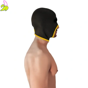 BRUTUS Blind Neoprene Face Fucker Hood Black / Yellow - Kominiarka Neoprenowa