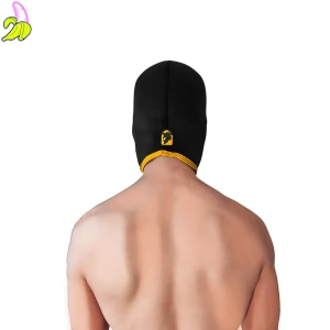 BRUTUS Blind Neoprene Face Fucker Hood Black / Yellow - Kominiarka Neoprenowa