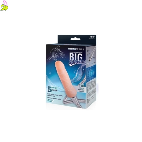 2in1 Dildo Big Splash z funkcją lewatywy 12,7x3cm NMC