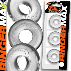 Oxballs Ringer Cockring 3-pack Clear