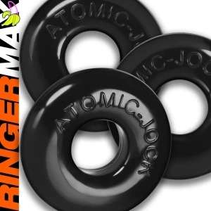 Oxballs Ringer Max Cockring 3-pack Czarny