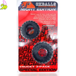 Oxballs Truckt Cockring 2-pack Night Edition