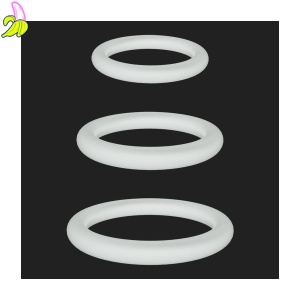 Zestaw 3 pierścieni, święcące w ciemności