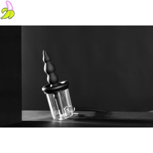 OUCH! Ręczna pompka analna, plug z trzema końcówkami 