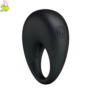 Wibrujący silikonowy cock ring PRETTY LOVE
