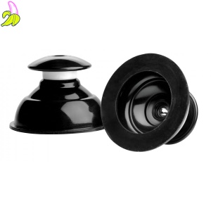 Nakładki na sutki Silicone nipples Plungers black