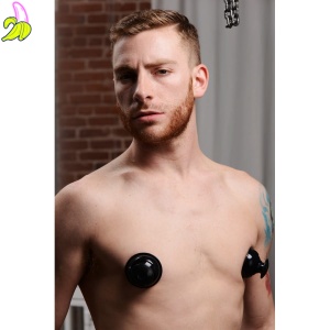 Nakładki na sutki Silicone nipples Plungers black