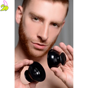 Nakładki na sutki Silicone nipples Plungers black