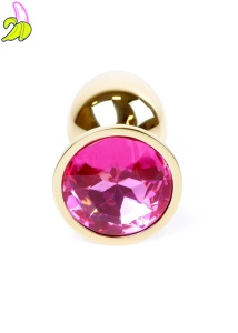 Plug-Jewellery Gold PLUG- Pink