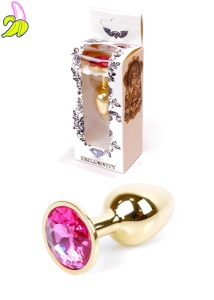 Plug-Jewellery Gold PLUG- Pink